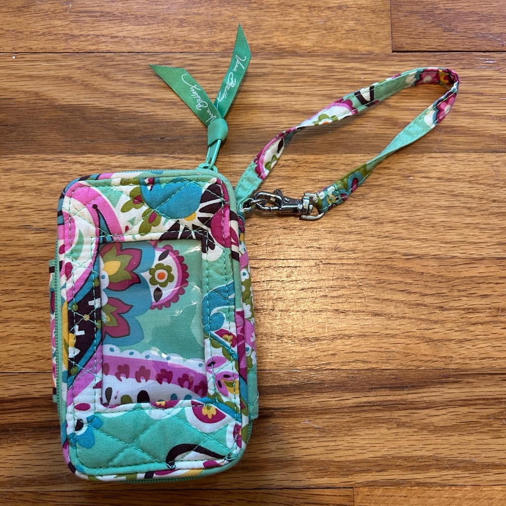 Vera Bradley Floral Quilted Wristlet